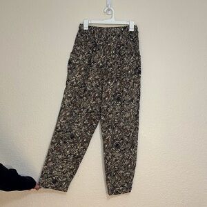 Vintage Casual Corner Rayon Elastic Waist Pants